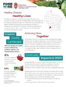 FoodWIse Crawford County 2023 Impact Report, click to access